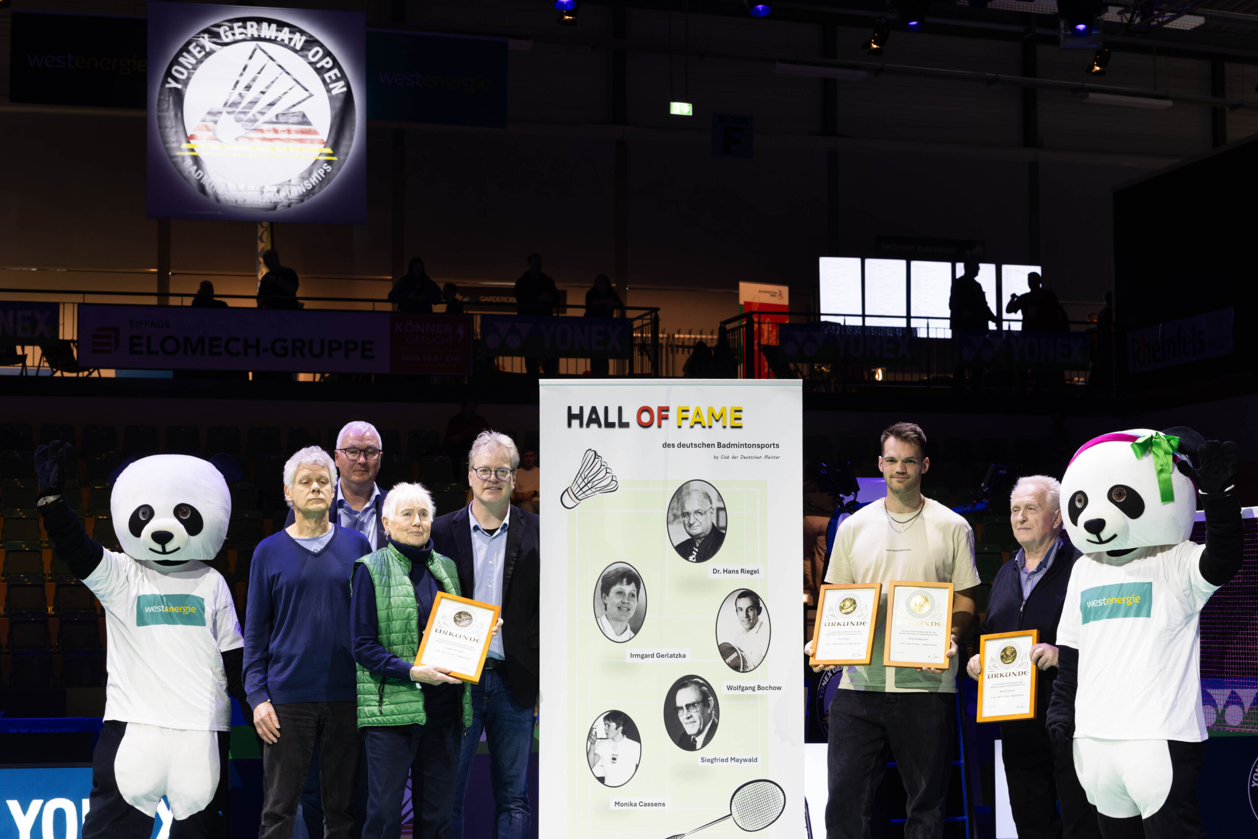 Premiere für die “Deutsche Badminton Hall of Fame”